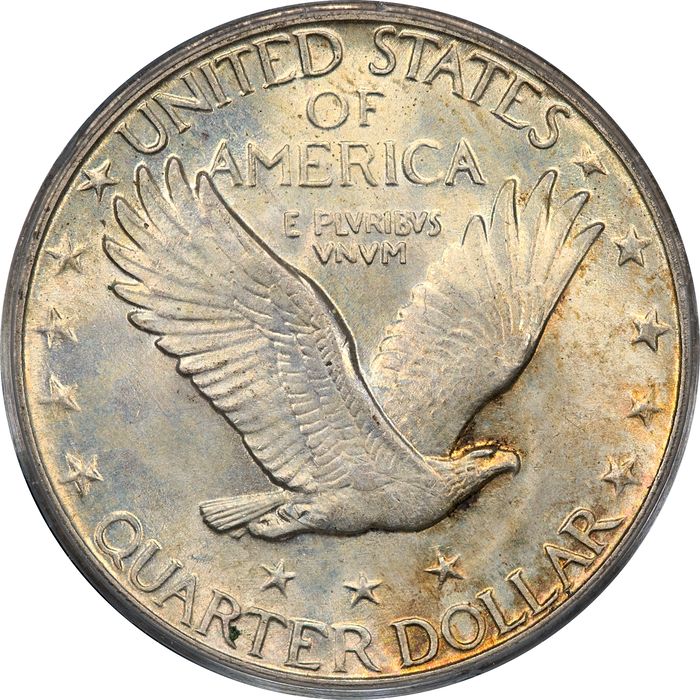 1928-D Standing Liberty Quarter (25c) Reverse Image