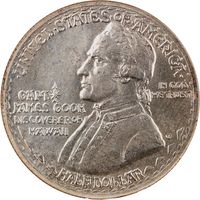1928 Hawaiian Commemorative Half Dollar (50c) Obverse Image