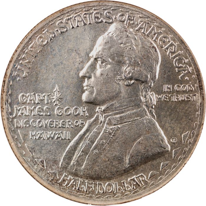 1928 Hawaiian Commemorative Half Dollar (50c) Obverse Image