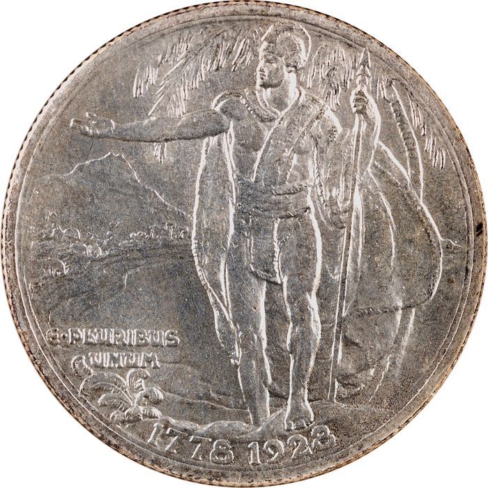1928 Hawaiian Commemorative Half Dollar (50c) Reverse Image