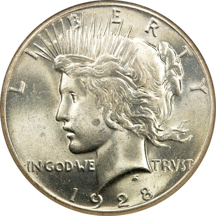 1928 Peace Dollar ($1) Photo 3