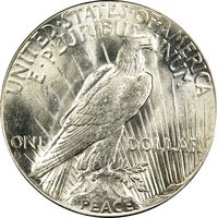 1928 Peace Dollar ($1) Reverse Image