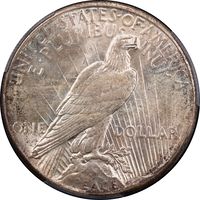 1928 Peace Dollar ($1) Reverse Image