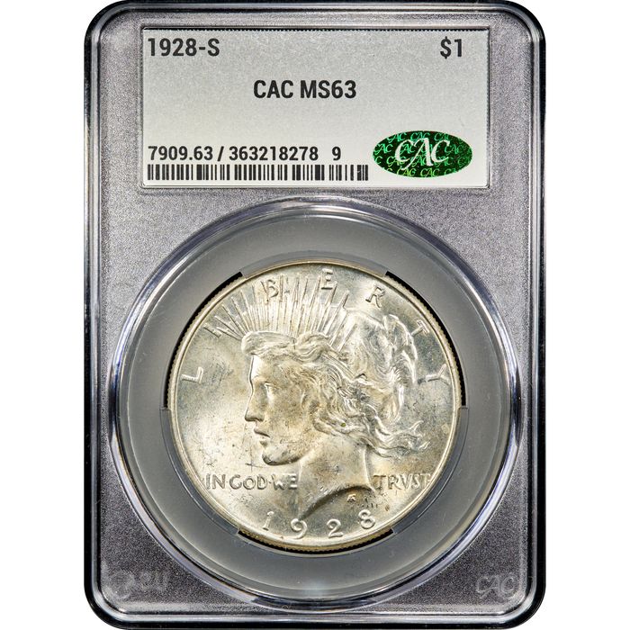 1928-S Peace Dollar ($1) Obverse Image