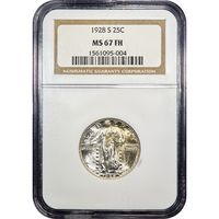 1928-S Standing Liberty Quarter (25c) Obverse Slab Image