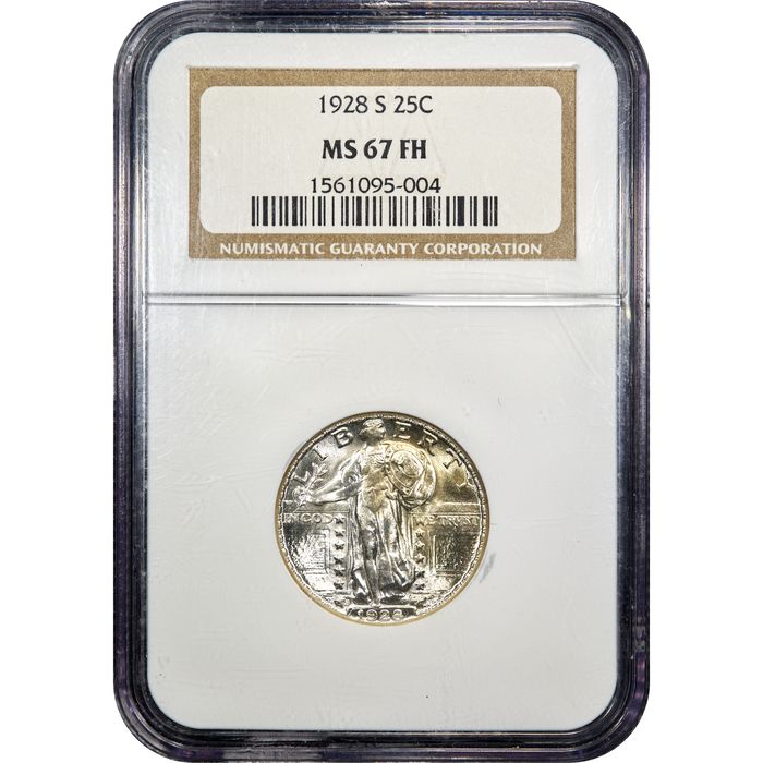 1928-S Standing Liberty Quarter (25c) Obverse Slab Image