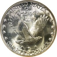 1928-S Standing Liberty Quarter (25c) Reverse Image