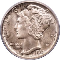 1929-D Mercury Dime (10c) Obverse Image