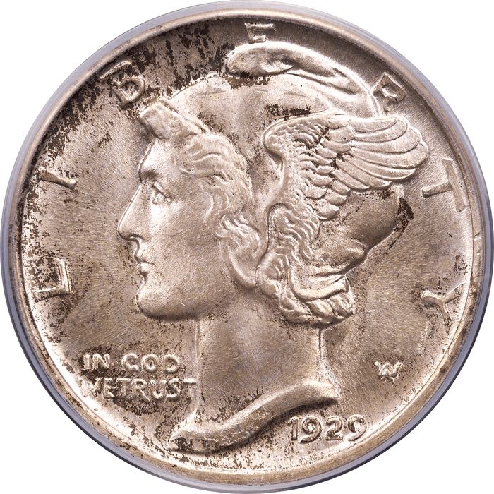 1929-D Mercury Dime (10c) Obverse Image