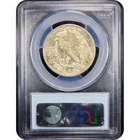 1929-D Walking Liberty Half Dollar (50c) Reverse Slab Image