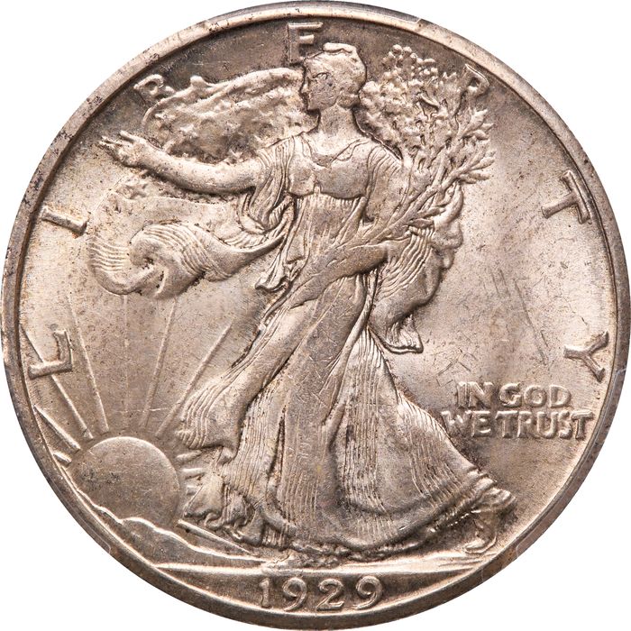 1929-S Walking Liberty Half Dollar (50c) Obverse Image