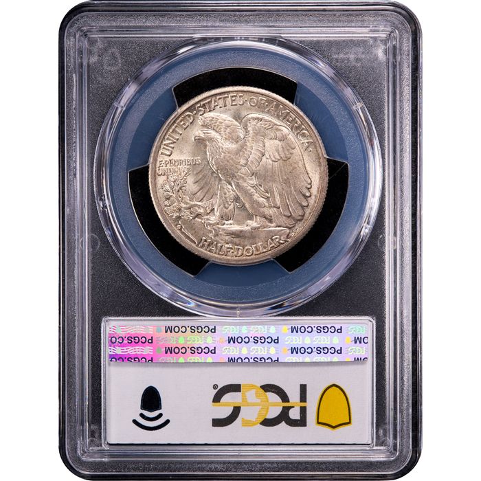 1929-S Walking Liberty Half Dollar (50c) Reverse Slab Image
