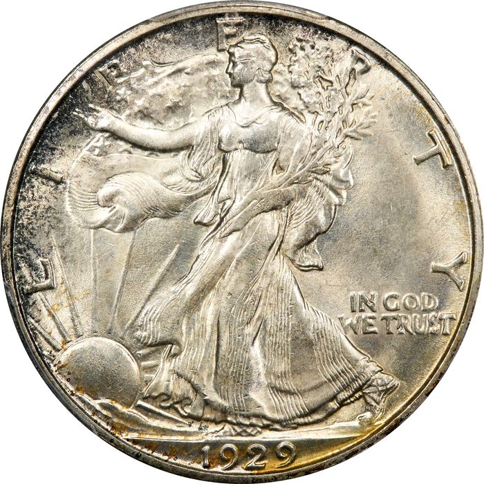 1929-S Walking Liberty Half Dollar (50c) Obverse Image