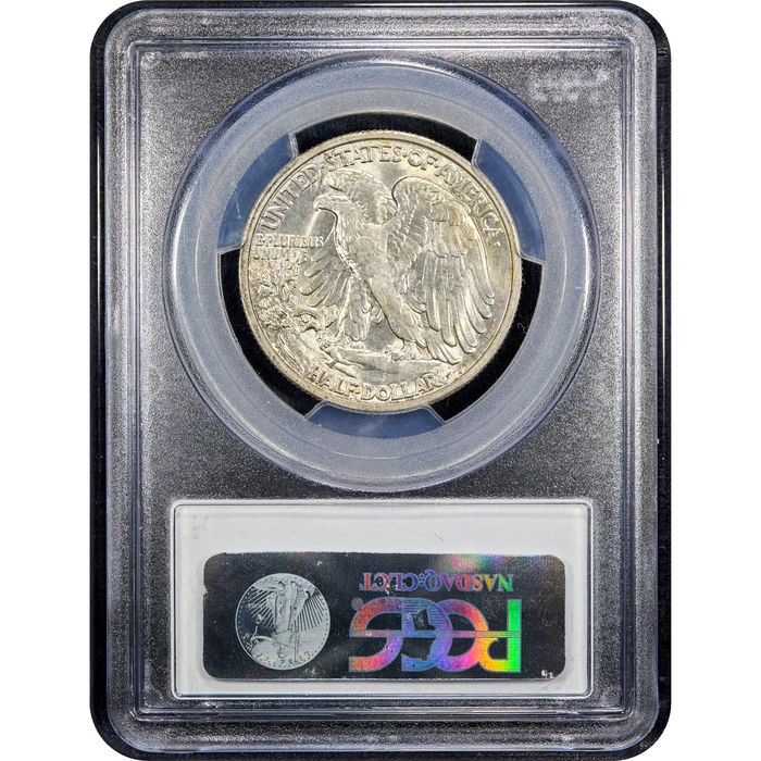 1929-S Walking Liberty Half Dollar (50c) Reverse Slab Image