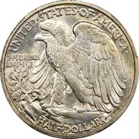 1929-S Walking Liberty Half Dollar (50c) Reverse Image