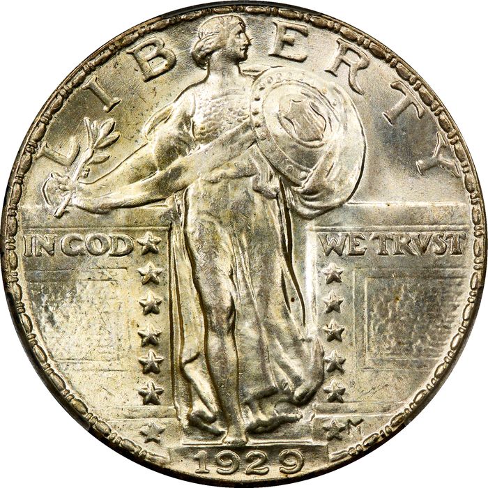 1929 Standing Liberty Quarter (25c) Obverse Image