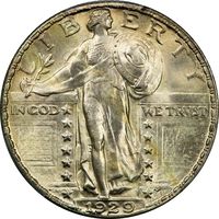 1929 Standing Liberty Quarter (25c) Photo 3