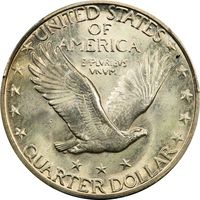 1929 Standing Liberty Quarter (25c) Photo 4