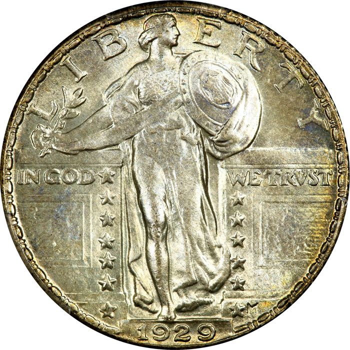 1929 Standing Liberty Quarter (25c) Obverse Image