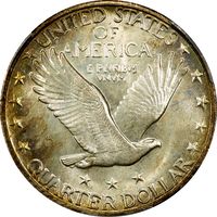 1929 Standing Liberty Quarter (25c) Reverse Image