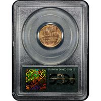1930 Lincoln Cent (1c) OGH Reverse Slab Image