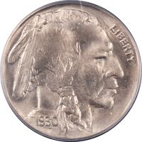 1930-S Buffalo Nickel (5c) Obverse Image