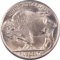 1930-S Buffalo Nickel (5c) Reverse Image