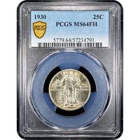 1930 Standing Liberty Quarter (25c) Obverse Slab Image