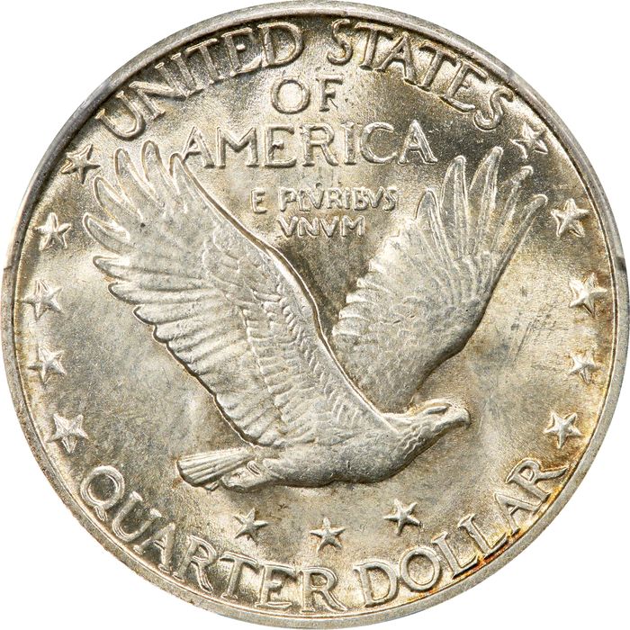 1930 Standing Liberty Quarter (25c) Reverse Image