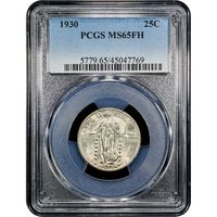 1930 Standing Liberty Quarter (25c) Obverse Slab Image