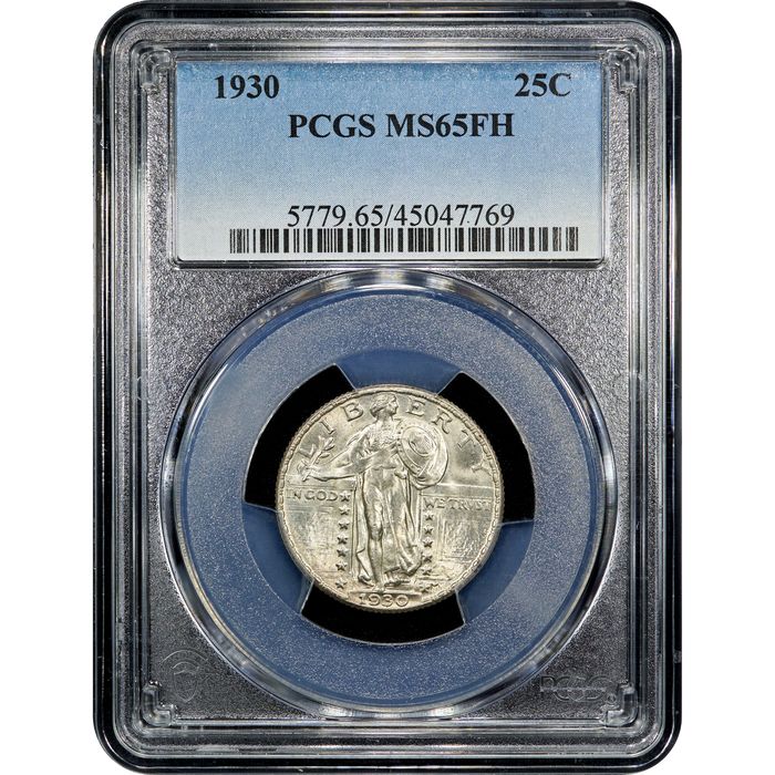 1930 Standing Liberty Quarter (25c) Obverse Slab Image