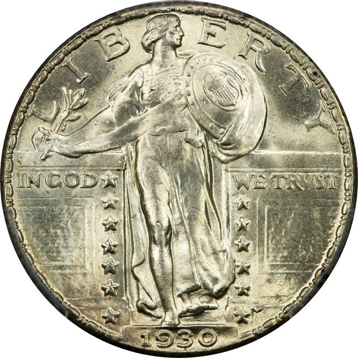 1930 Standing Liberty Quarter (25c) Obverse Image