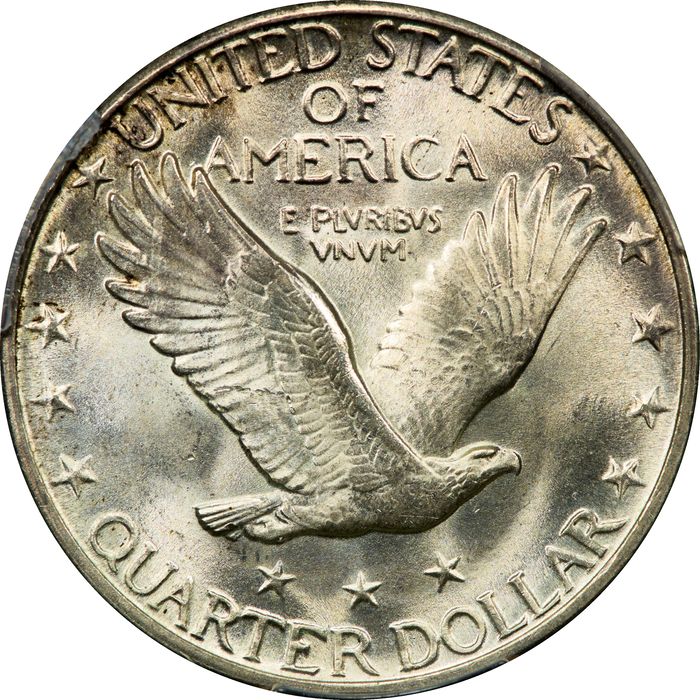 1930 Standing Liberty Quarter (25c) Reverse Image
