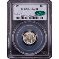 1931 Mercury Dime (10c) Obverse Image
