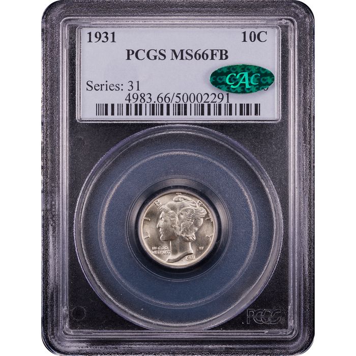 1931 Mercury Dime (10c) Obverse Image