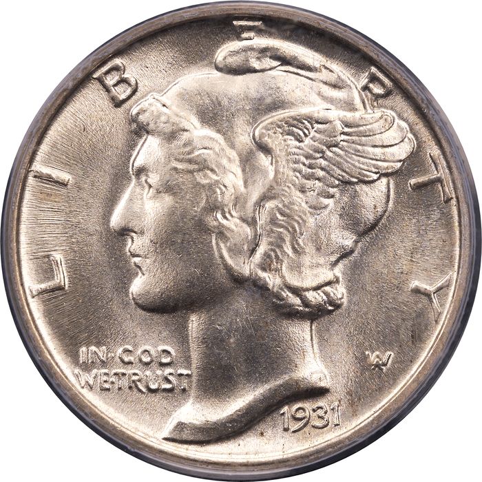 1931 Mercury Dime (10c) Photo 3