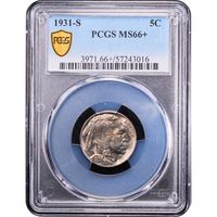 1931-S Buffalo Nickel (5c) Obverse Image