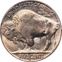 1931-S Buffalo Nickel (5c) Reverse Image