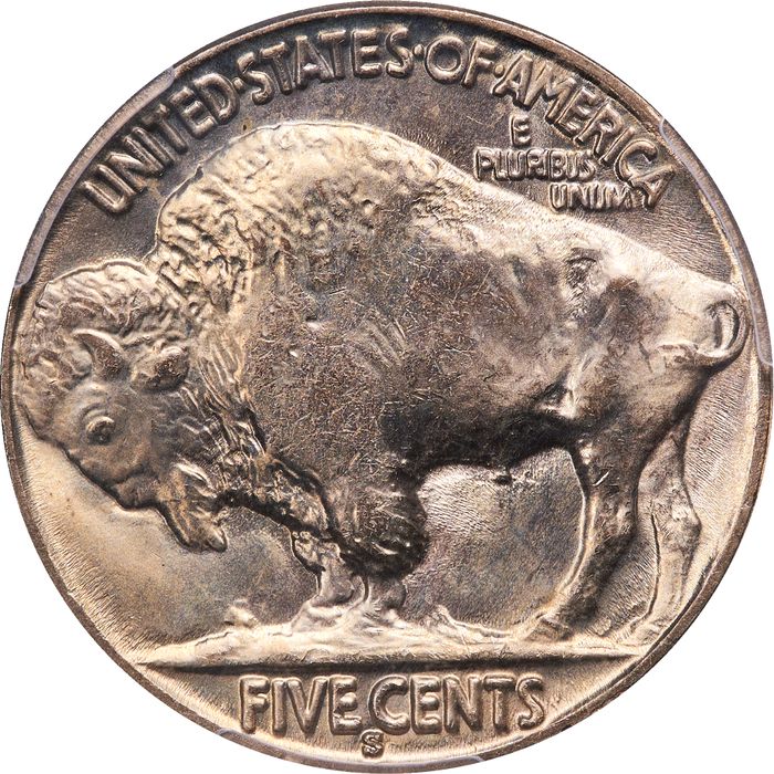 1931-S Buffalo Nickel (5c) Reverse Image