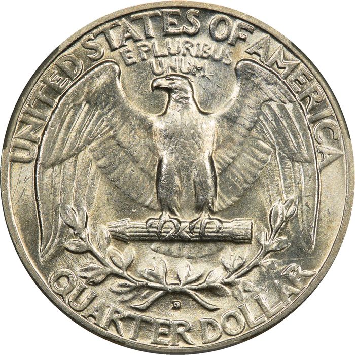 1932-D Washington Quarter (25c) Reverse Image