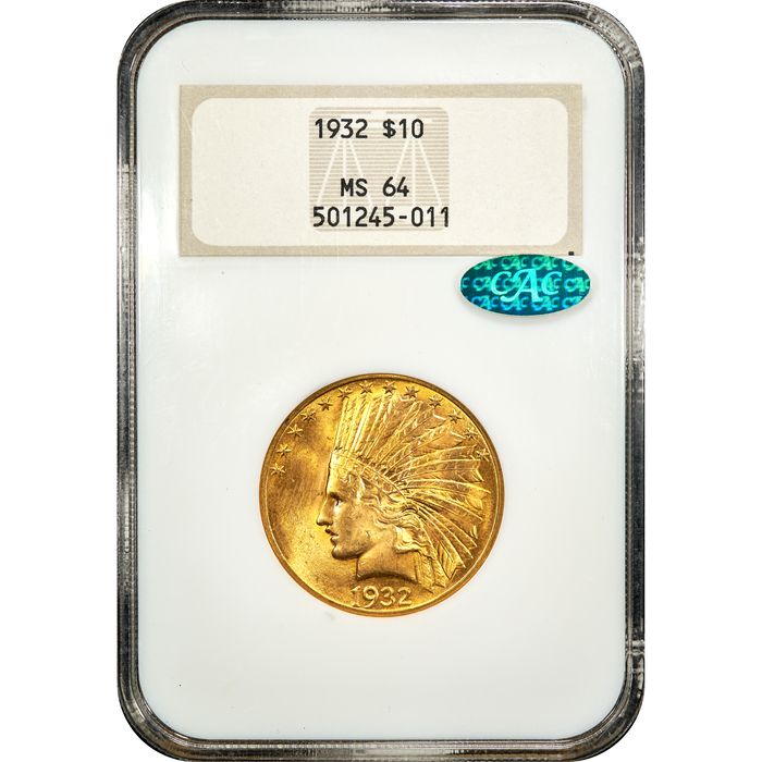 1932 Indian Gold Eagle ($10) Obverse Image