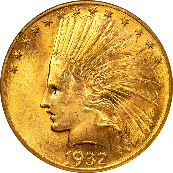 1932 Indian Gold Eagle ($10) Photo 3
