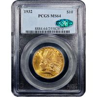 1932 Indian Gold Eagle ($10) Obverse Image