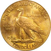 1932 Indian Gold Eagle ($10) Photo 4