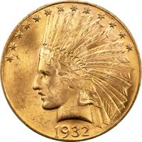 1932 Indian Gold Eagle ($10) Photo 3
