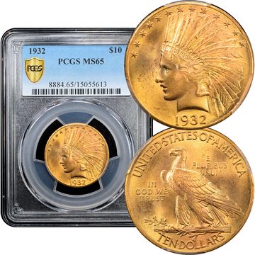 1932 Indian Gold Eagle ($10) Composite Image