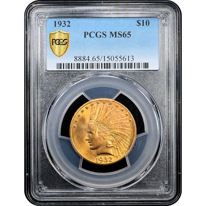 1932 Indian Gold Eagle ($10) Obverse Slab Image