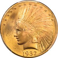 1932 Indian Gold Eagle ($10) Obverse Image