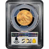 1932 Indian Gold Eagle ($10) Reverse Slab Image