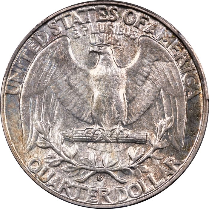 1932-S Washington Quarter (25c) Reverse Image
